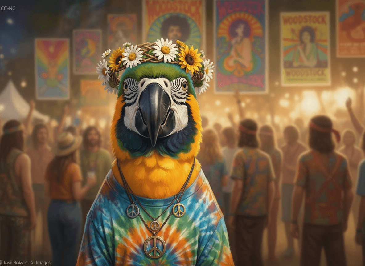 parrot Hippie